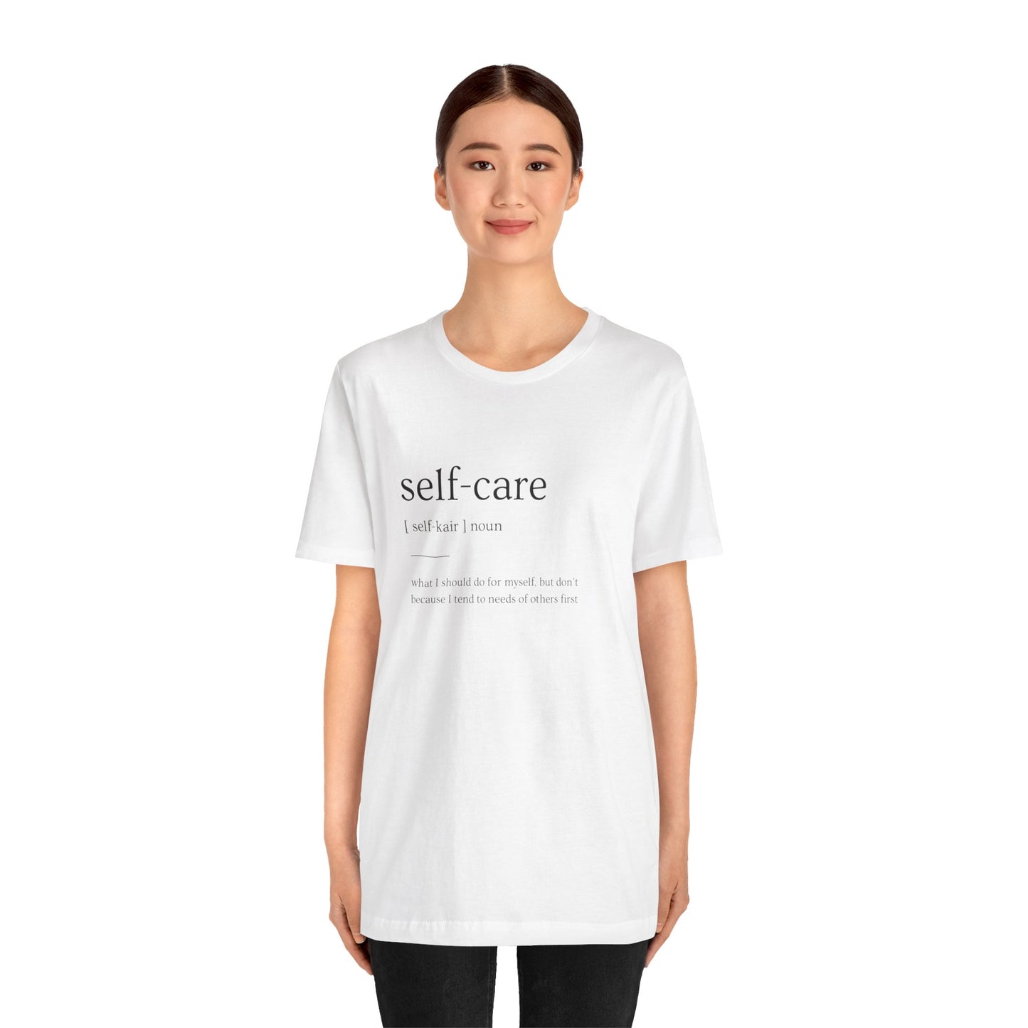 Self-care Is Fun | Definition T-shirt | Mental Health is Health