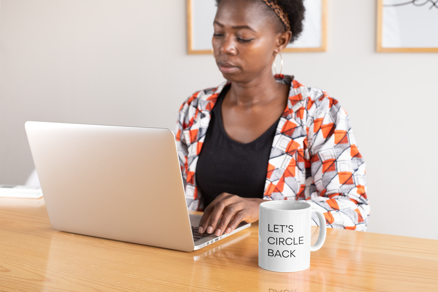 Let's Circle Back | Coffee Mug for Everyone Who Loves Their Job by Disturbed Sloth